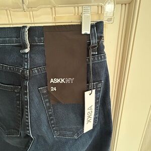ASKK NY Women's Dark Denim Flare Jeans